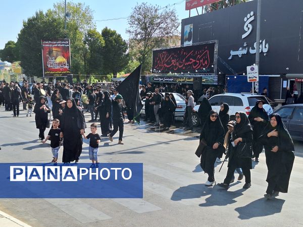 پیاده‌روی جاماندگان اربعین حسینی در مرودشت 