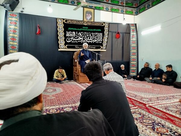 مجلس عزای حسینی در حوزه علمیه امام صادق (ع) کاشمر