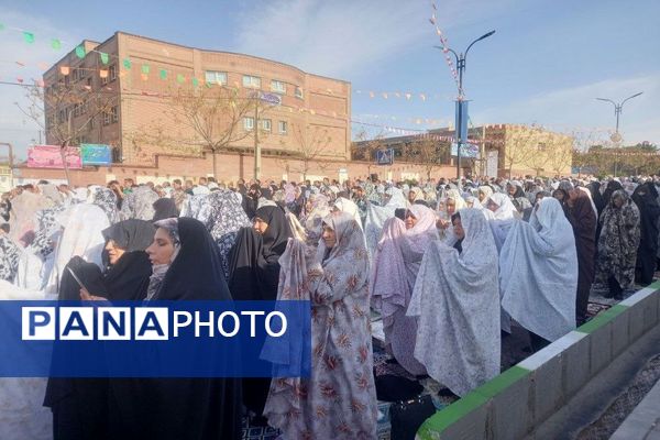 اقامه نماز عید فطر در قیامدشت ناحیه یک ری