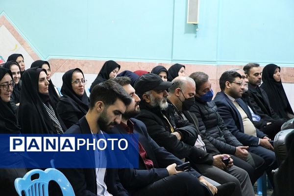 حضور مدیر سازمان دانش‌آموزی شهرستان‌های استان تهران در مراسم گرامیداشت سردار دل‌ها در ناحیه 2 شهرری 