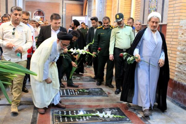 آیین غبارروبی گلزار مطهر شهدای گچساران