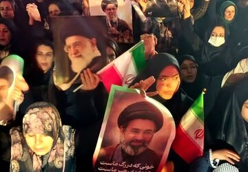 حضور مردم ولایتمدار شهرستان فردیس در راهپیمایی تجدید بیعت با رهبر  انقلاب