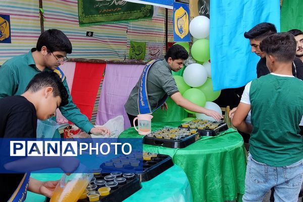 برپایی موکب انصار المهدی(عج) به‌مناسبت عید غدیر