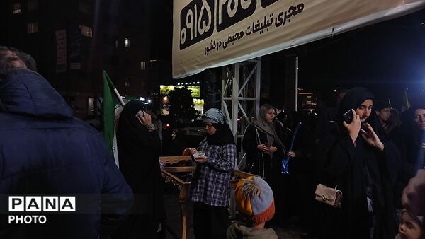گذری بر فعالیت موکب مردمی پارک دانشجو در پانزدهمین شب از سال ۱۴۰۵ 