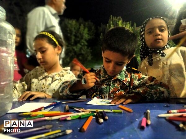 دوربین خبرنگاران پانا به سوی کودکان موکب فرهنگیان 