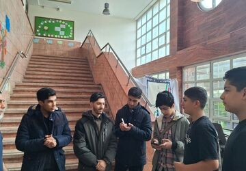 نمایندگان مجلس دانش آموزی استان گلستان درپی حل مشکلات مهمانان جنگ زده