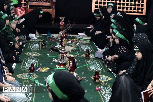زمزمه‌های دخترانه در سوگِ دردانه حسین(ع)؛ محفلِ ارادت به حضرت رقیه(س) در اسلامشهر