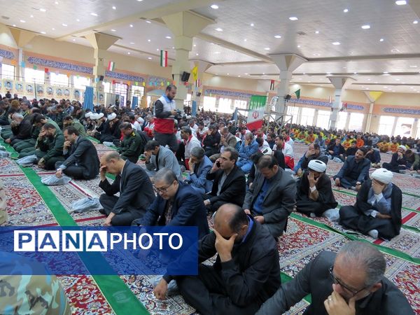 آیین یادبود شهیدان خدمت در مصلای امام خمینی(ره)  شهرستان بجنورد