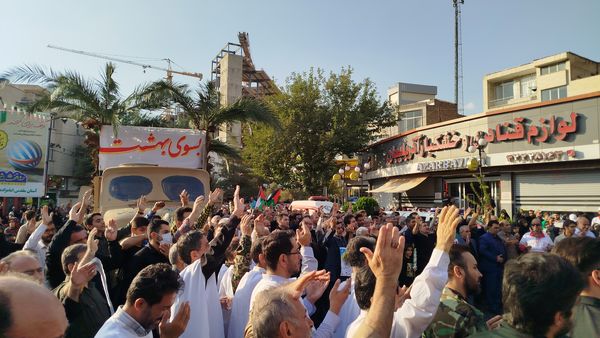 تشییع دو شهید دفاع مقدس در البرز 