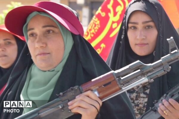 رزمایش دختران جان فدای لردگان 