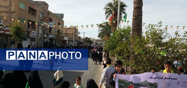 راهپیمایی پرشور مردم جیرفت