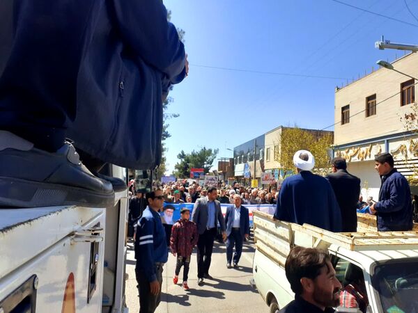 راهپیمایی باشکوه روز جهانی قدس در شهرستان خلیل‌آباد