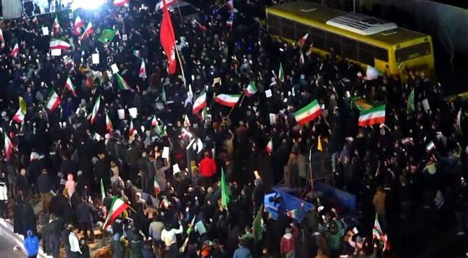 عزاداری هشتمین شب خون‌خواهی رهبر شهیدانقلاب در شهرستان فردیس 