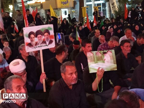 عزاداری امام حسین (ع)در صد و بیست و نهمین شب-۲