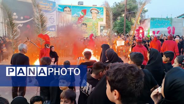 برپایی هیئت عزاداری بمناسبت عاشورای حسینی در شهرستان خلیل آباد