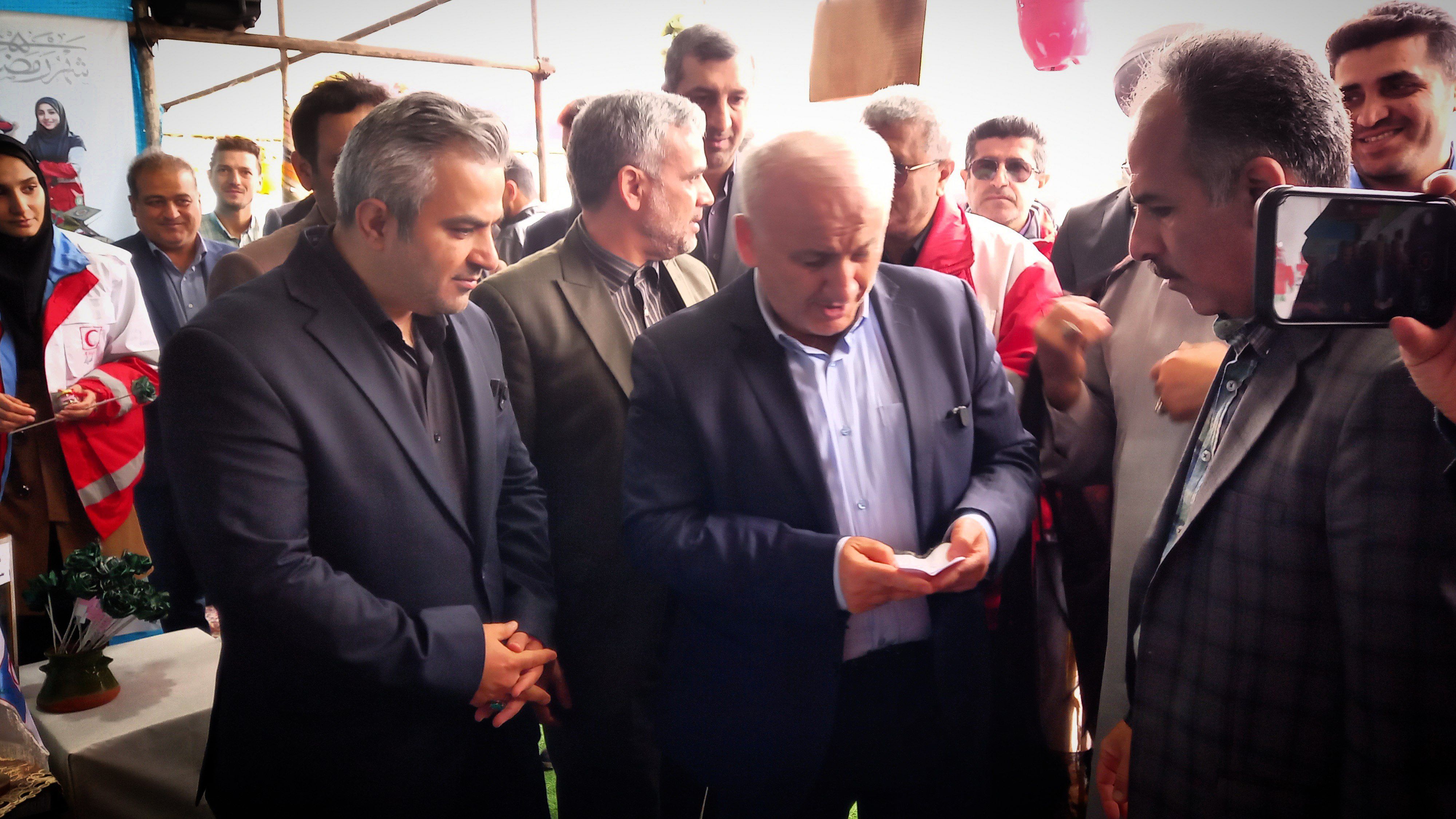 بازدید استاندار مازندران از غرفه نوروزی قائمشهر