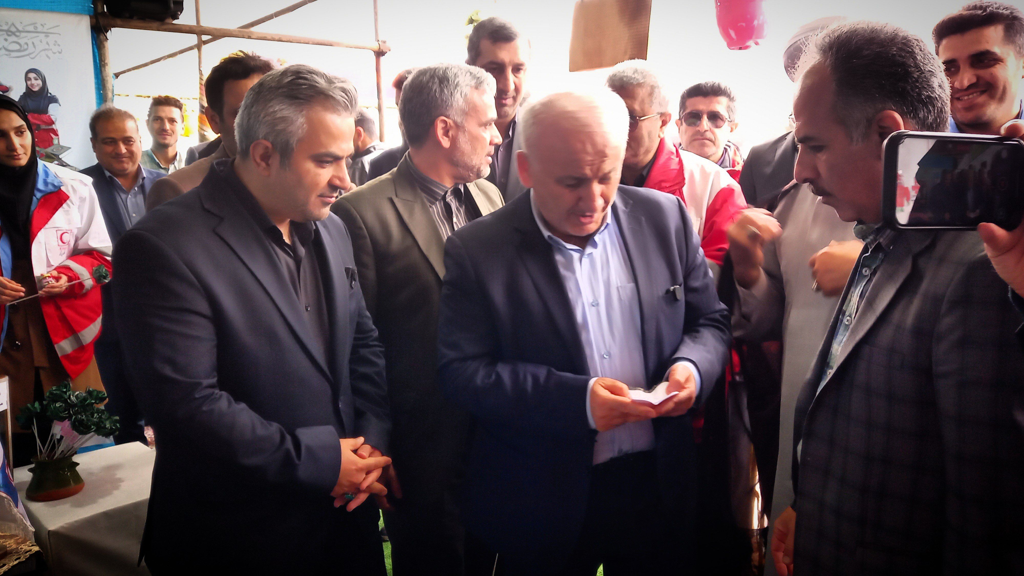بازدید استاندار مازندران از غرفه نوروزی قائمشهر