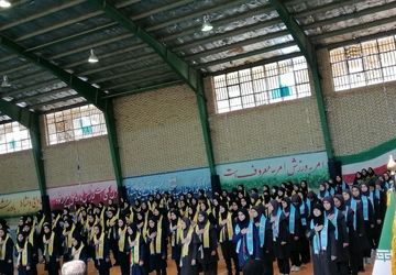 همایش «یاوران انقلاب» دانش‌آموزان پیشتاز مقاومت منطقه پردیس