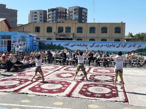 طنین ورزش پهلوانی در مدارس تبریز با طرح شهید طوقانی