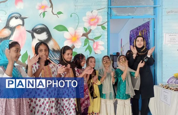 برگزاری آیین کهن «حق لیلی» در مدرسه شهید ابراهیم تنیده هرمزگان