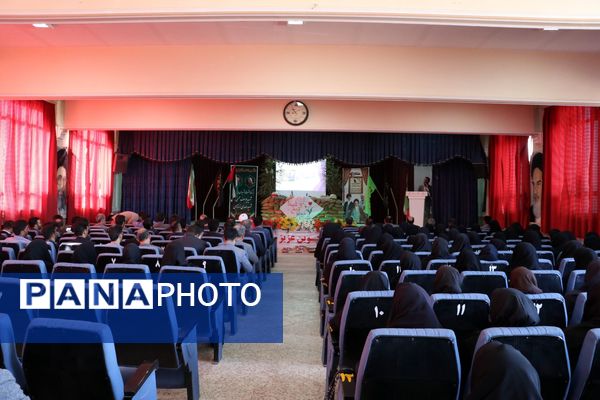 مراسم یادبود شهدای جنگ ۱۲ روزه منطقه ایلخچی 