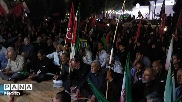 شب های مقاومت در بلوار فضل نیشابور 