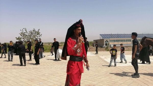 تعزیه‌خوانی اباعبدالله الحسین در روز عاشورای حسینی در روستای نقاب