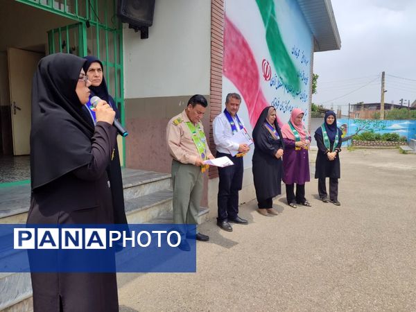 حضور ارزیابان کشوری سازمان دانش‌آموزی در مدارس قائمشهر