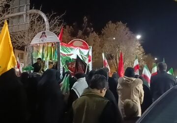 شب چهلم شهادت رهبر قائد امت در شهرکرد 