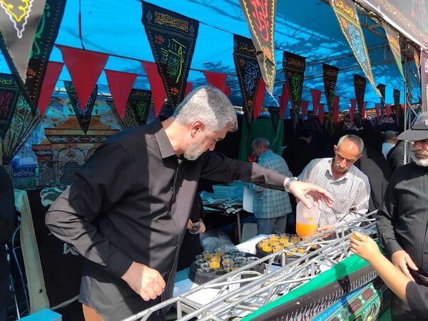 پیاده‌روی جاماندگان اربعین حسینی از مصلی تا میدان شهدای کرج
