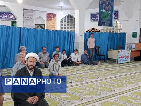 مراسم بزرگداشت شهدای دولت در مسجد جامع آشخانه