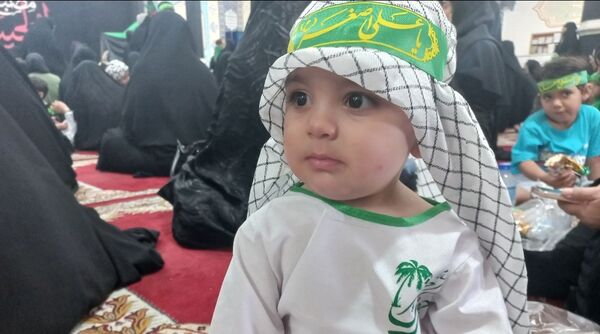 شیرخوارگان حسینی در مسجد جامع امام محمدباقر (ع)