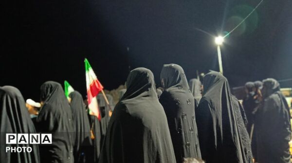 دومین شب محرم؛ در کنار شهید گمنام منطقه‌ی میانکوه
