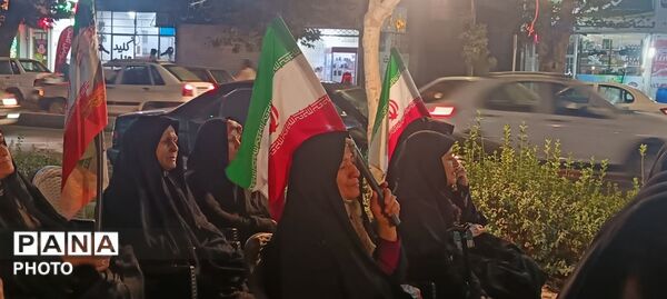 مراسم گرامیداشت هفته دفاع مقدس در میدان حافظ شهرستان نیشابور 
