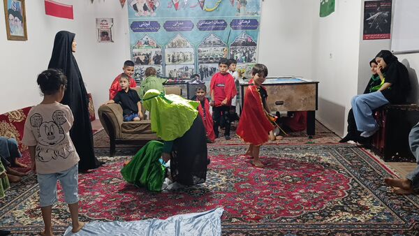 برپایی مهد آدینه نور در مسجد صاحب الزمان آشخانه 