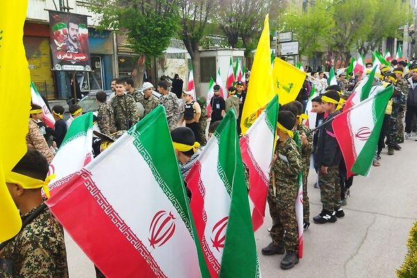 رزمایش نونهالان و نوجوانان مبارز مریانج و کوی یکن آباد
