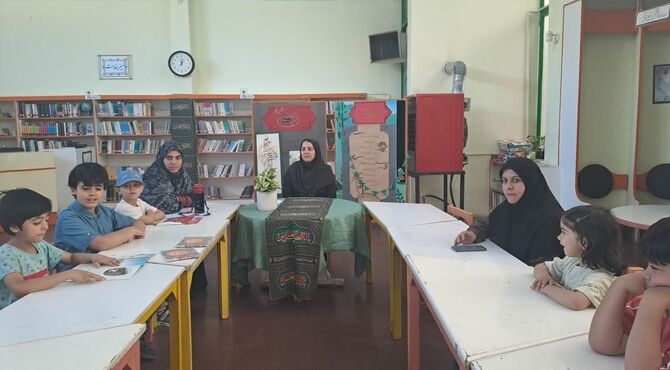 هنر دست‌سازه‌های  کودکان در مرکز یک کانون پرورش فکری استان البرز