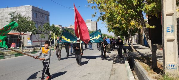 هیئت عزادارن مسجد قمر بنی هاشم شهرستان شیروان