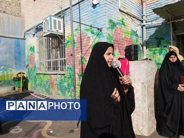 مراسم شهادت حضرت زهرا در دبستان شهید فیاض‌بخش ناحیه ۵ مشهد