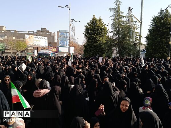 مراسم عزاداری سید علی خامنه‌ای (قدس سره )رهبر جمهوری اسلامی ایران در شهرستان کاشمر 