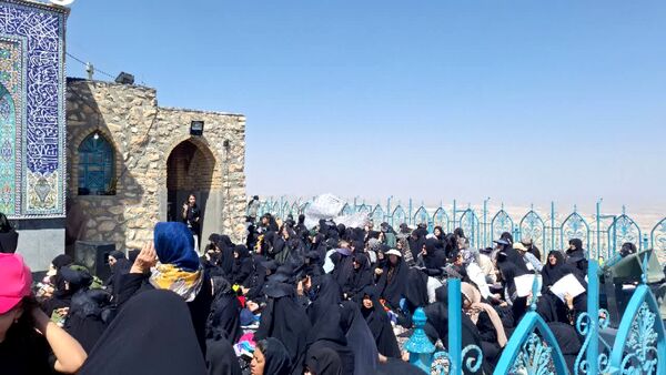 جاماندگان اربعین حسینی در بیجار مسیر عشق را پیمودند
