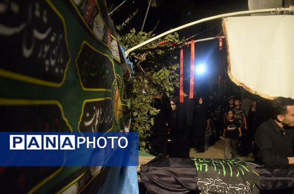 مراسم شب نهم محرم در هیئت فرهنگیان  نیشابور