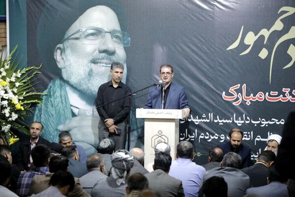 مراسم بزرگداشت شهیدان راه خدمت در مسجد جامع سنندج 