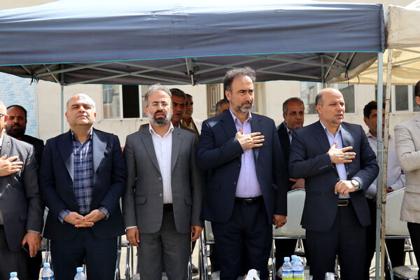 برگزاری آیین افتتاح سالن ورزشی شهدای خدمت استان البرز