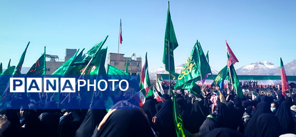 رزمایش بزرگ ده‌هزار‌ نفری پیامبر اعظم ۱۹ بسیجیان در شهرستان‌ لردگان