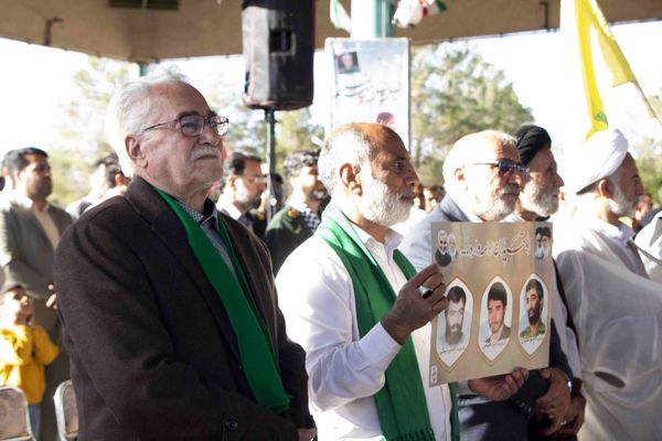 تجمع مردم یزد در پی عملیات «وعده صادق»