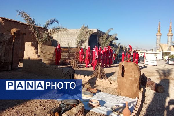 اجرای تعزیه شهادت حضرت زهرا (س) در روستای ظفرآباد شیراز