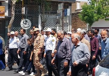 راهپیمایی با شکوه مردم شازند در محکومیت تجاوز اسرائیل به خاک مقدس ایران