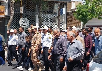 راهپیمایی با شکوه مردم شازند در محکومیت تجاوز اسرائیل به خاک مقدس ایران