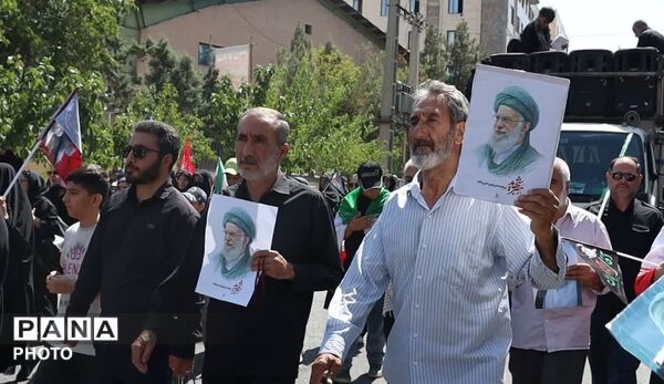 حضور پرشور جاماندگان اربعین در محمدشهر کرج